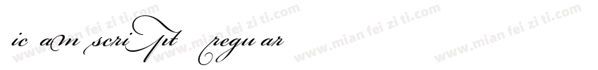 Bickham Script MM Regular字体转换